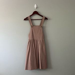 OLIVE Mauve Pinafore Dress